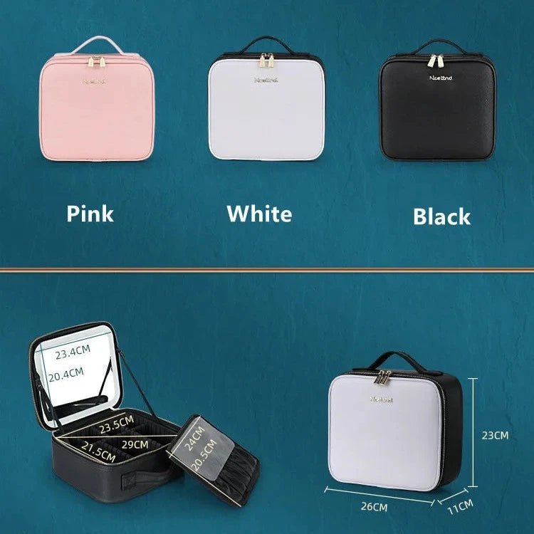GlowUp LED Makeup Case - Stylunna