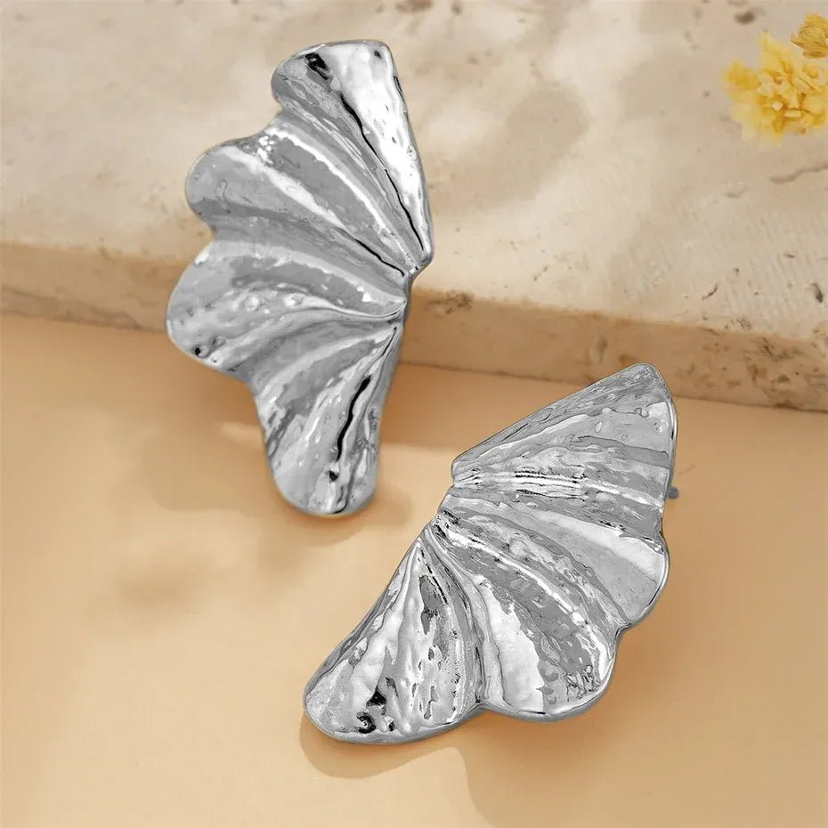 Maple Leaf Stud Earrings - Stylunna
