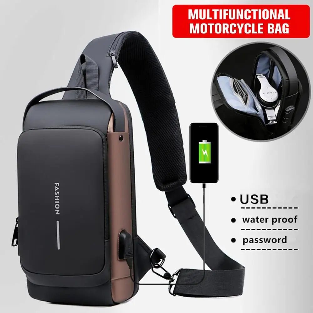 Men's Anti - Theft Sling Pack - Stylunna