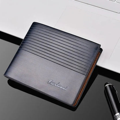 Men's PU Leather Slim Wallet - Stylunna
