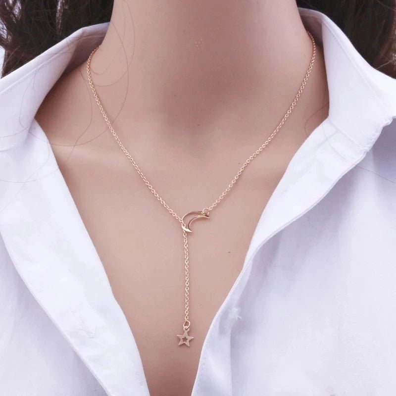 Moon Star Choker Necklace - Stylunna
