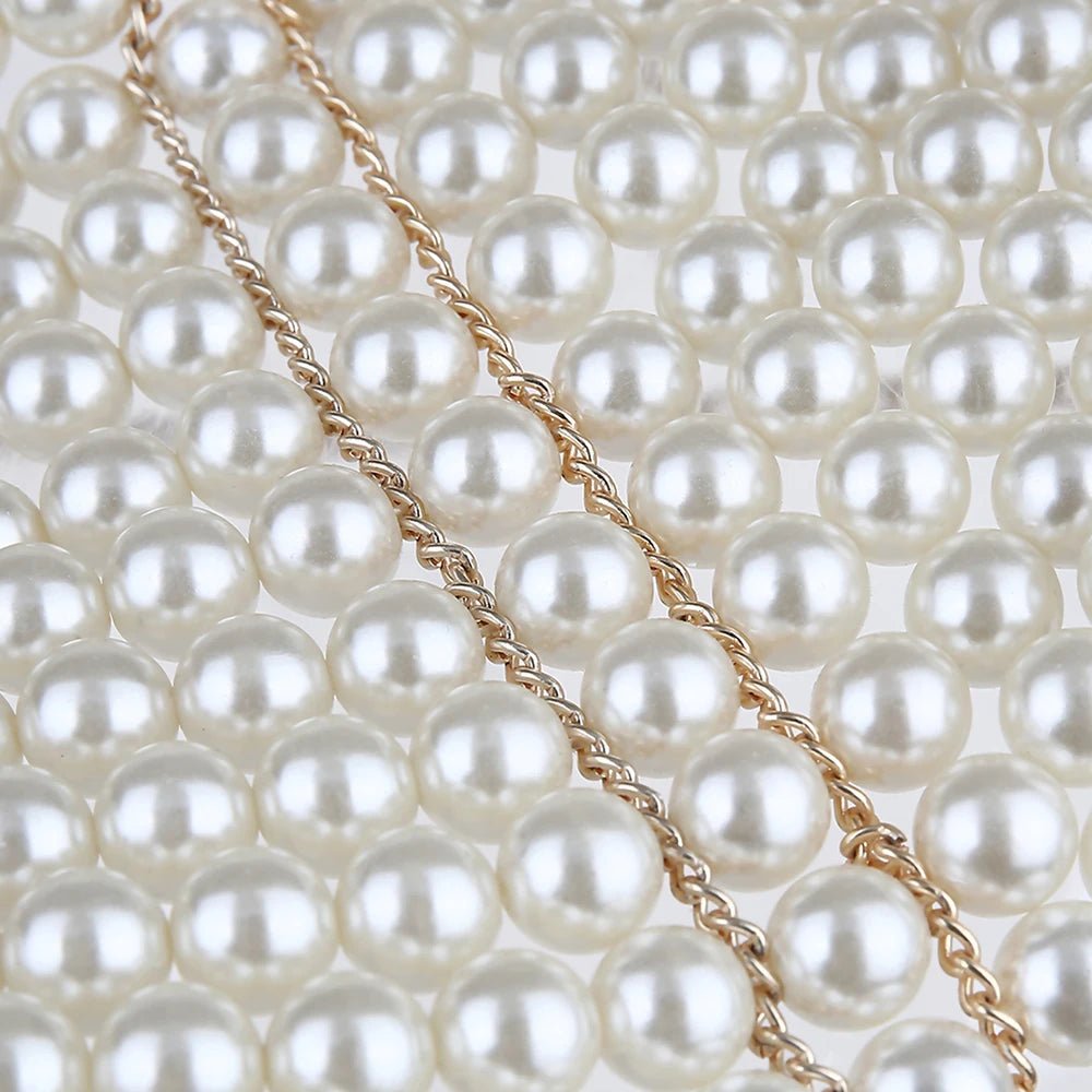 Pearl Body Chain Jewelry Top - Stylunna