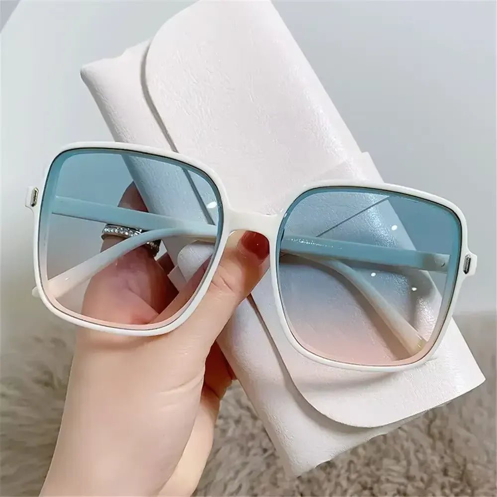 Retro Glam Oversized Sunglasses - Stylunna