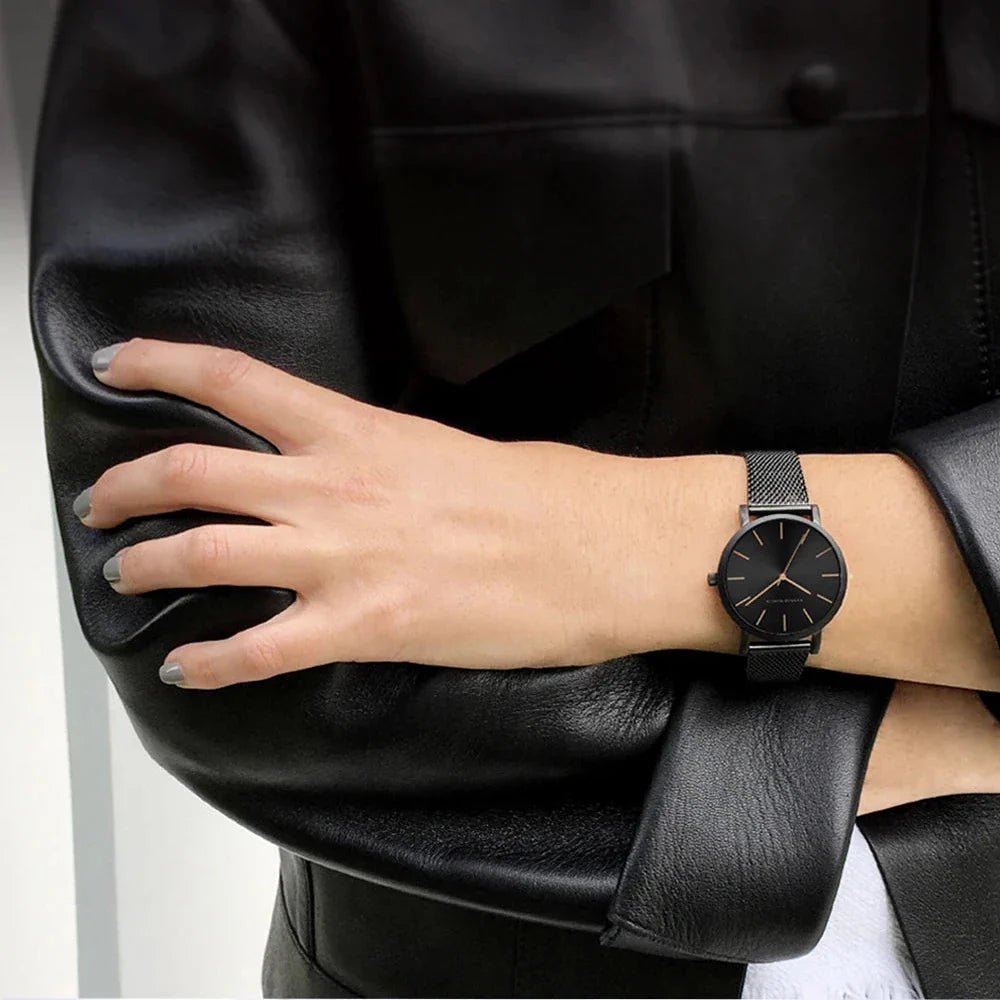 Rose Gold Luxury Quartz Watch - Stylunna