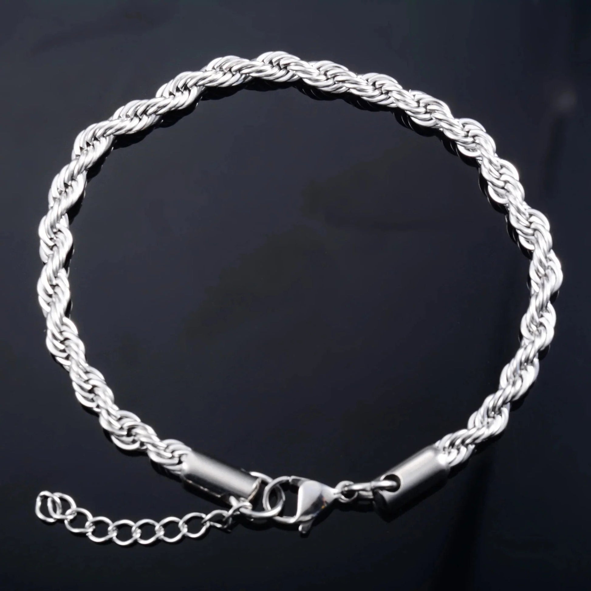 Stainless Steel Rope Chain Bracelet - Stylunna