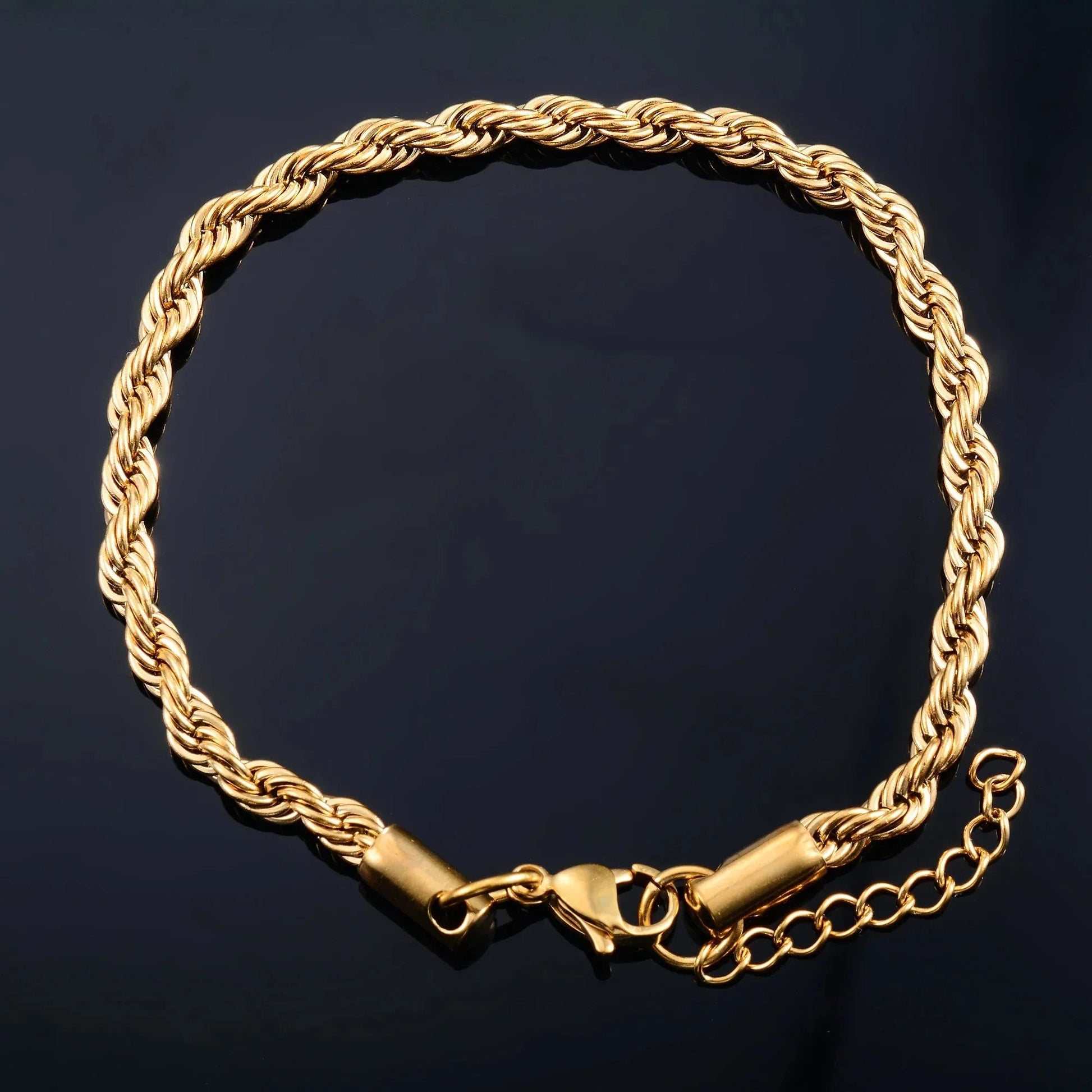 Stainless Steel Rope Chain Bracelet - Stylunna
