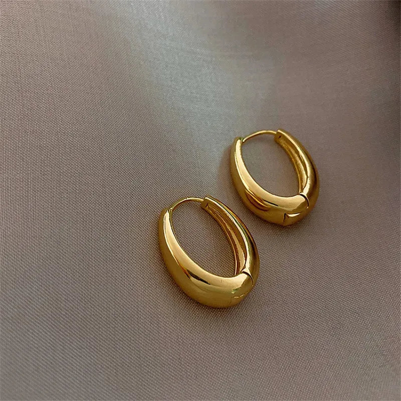 Vintage Hoop Drop Earrings - Stylunna