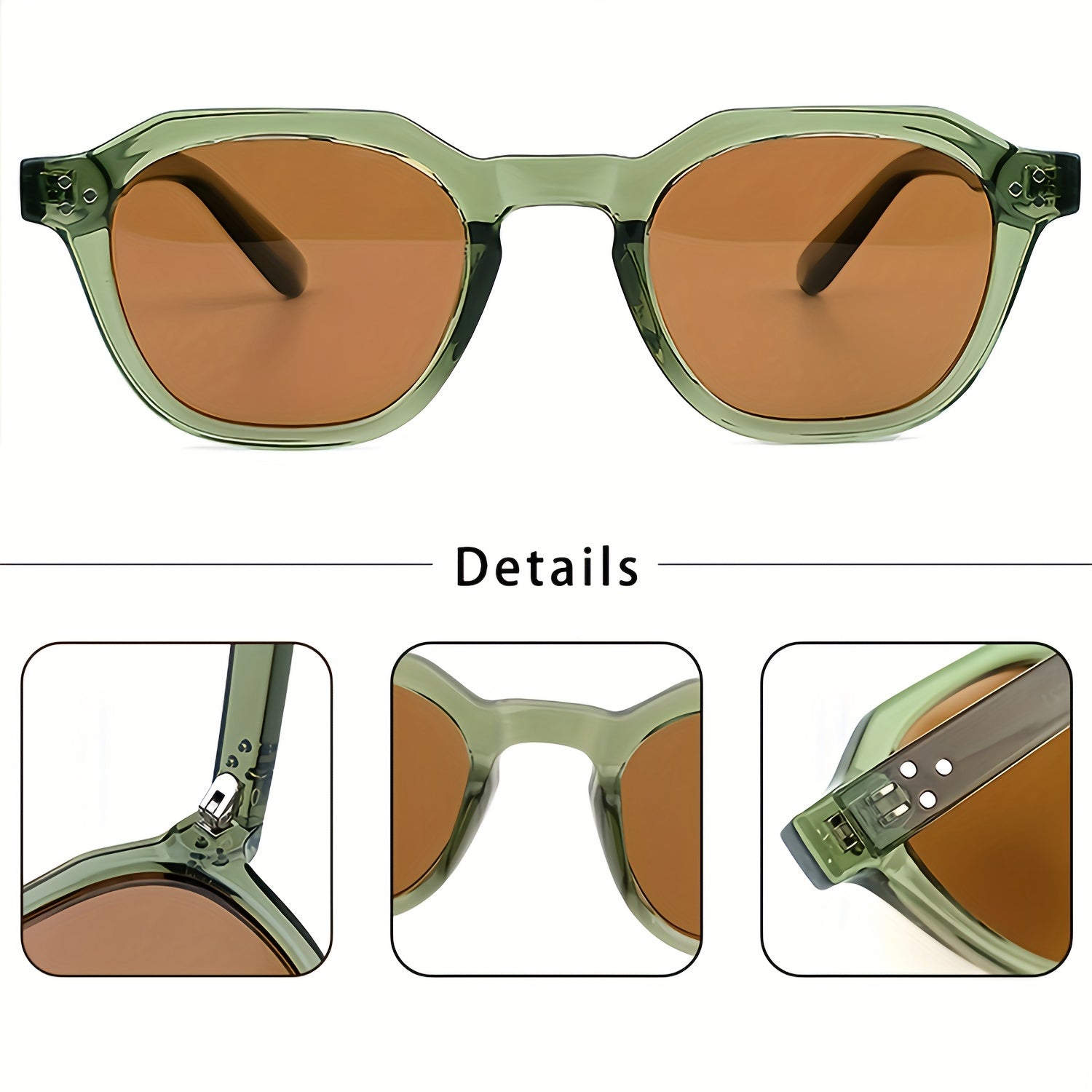 Vintage Polygon Polarized Sunglasses - Stylunna